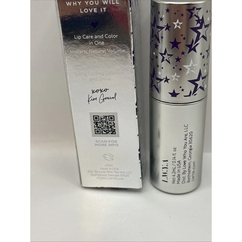 LWYA By Kim Gravel LipTastic Lip Bloss Hydrating Lip Oil‎ OPAL 4.2 Ml/0.14 Fl Oz